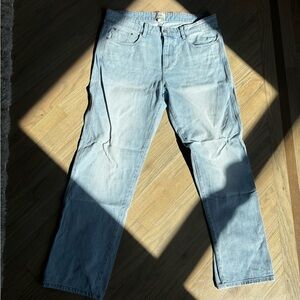 DL1961 Men’s Washed Light Blue Straight Jeans